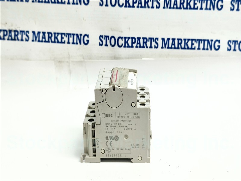 Idec NC1V-3100 NC1V3100 Circuit Protector 3A 3Pole 30 Days Warranty Fast Ship