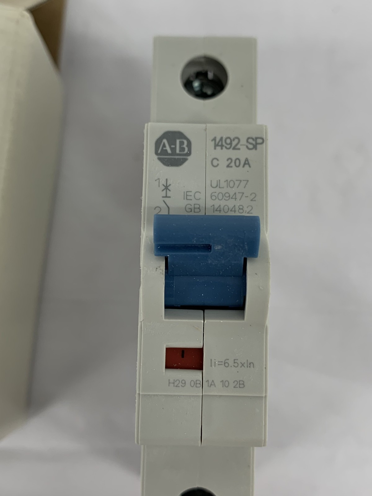 Allen-Bradley 1492-SPM1C200 1P 20A 277VAC-48VDC Miniature Circuit Breaker