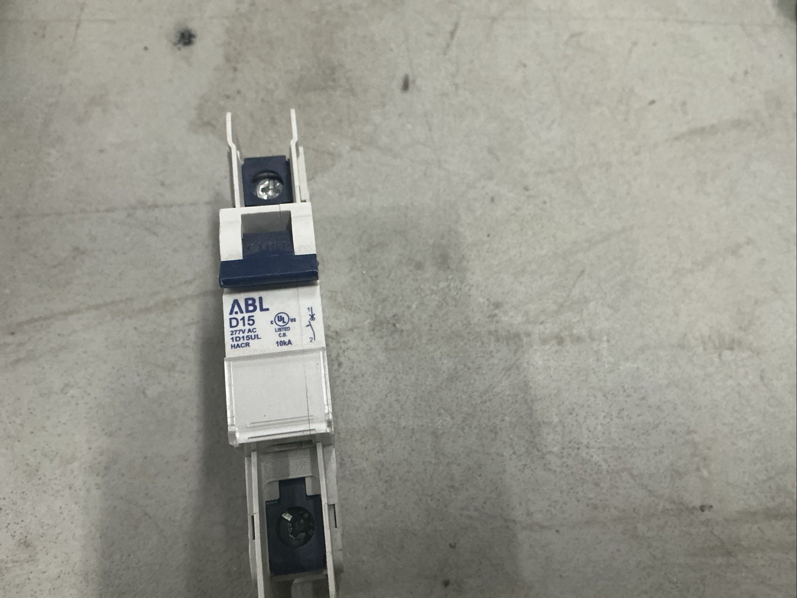 1D15UL, Altech, Circuit Breaker Thermal Magnetic 15A 277 V AC DC Lever DIN Rail