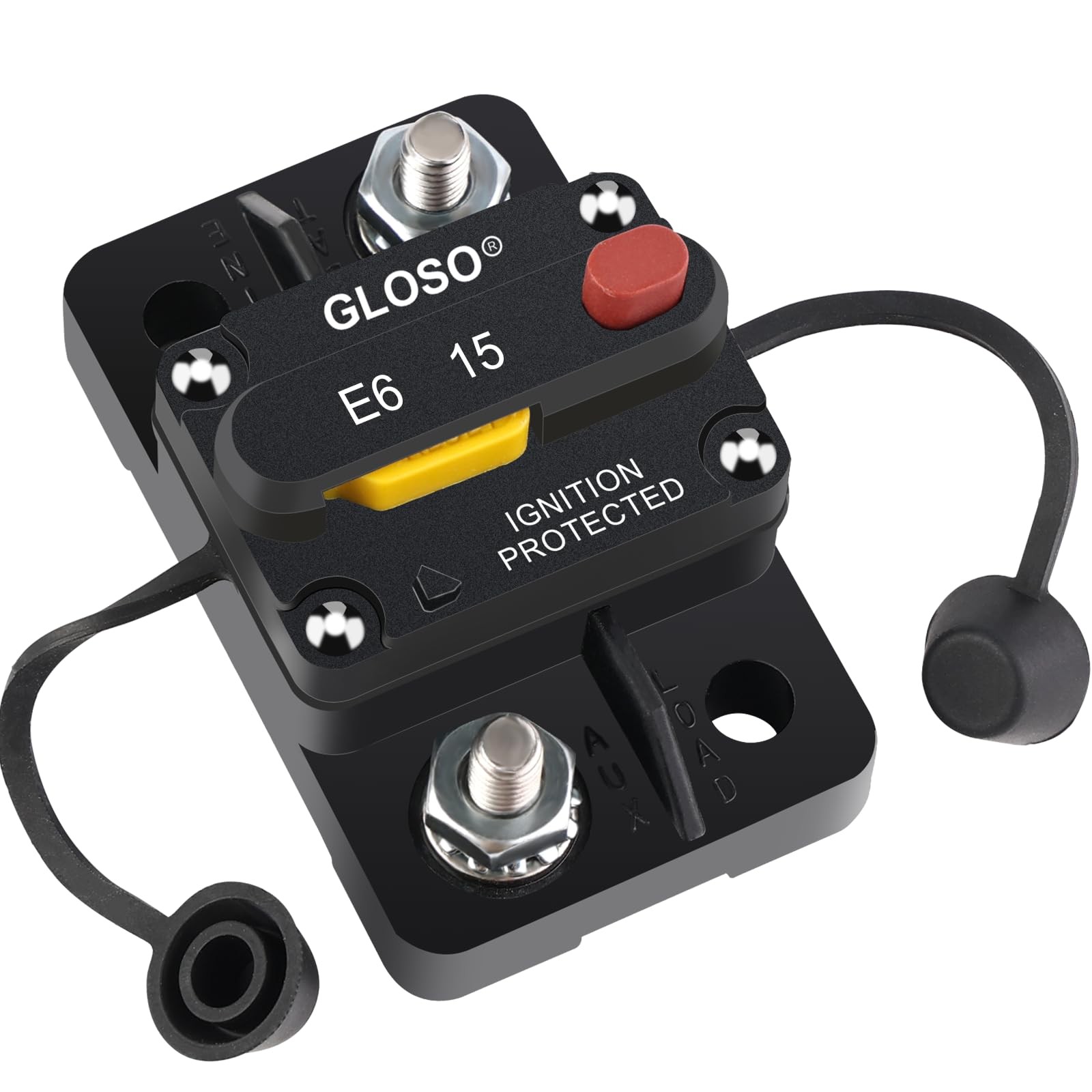 Circuit Breaker 15 A E69 for Marine Truck Boat RV Automotive Mid Range Mini T…