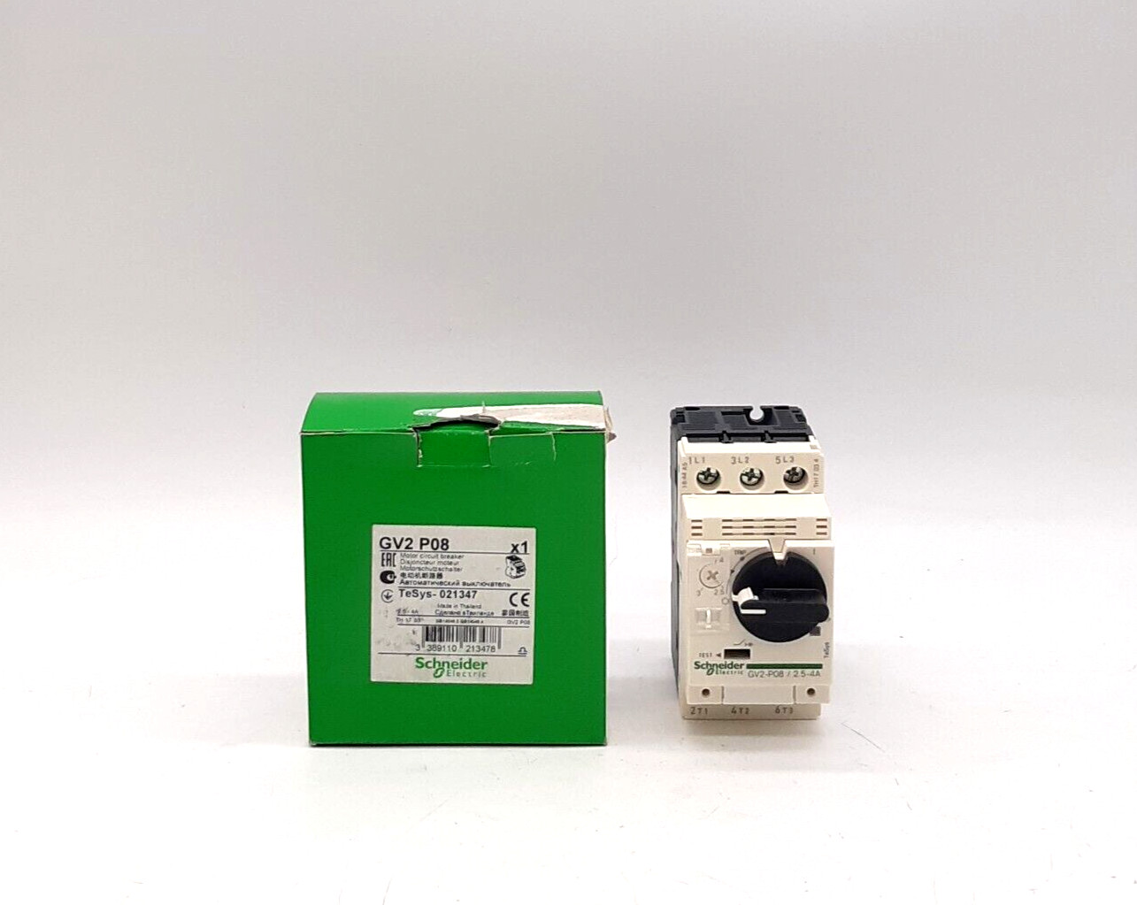 Schneider Electric GV2 P08 Circuit Breaker 2.5-4A