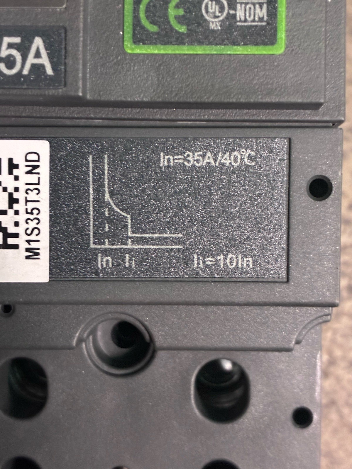 🔥🔥NOARK M1S35T3LND 35A 3P Circuit Breaker E355392 600V – New in open 🔥🔥