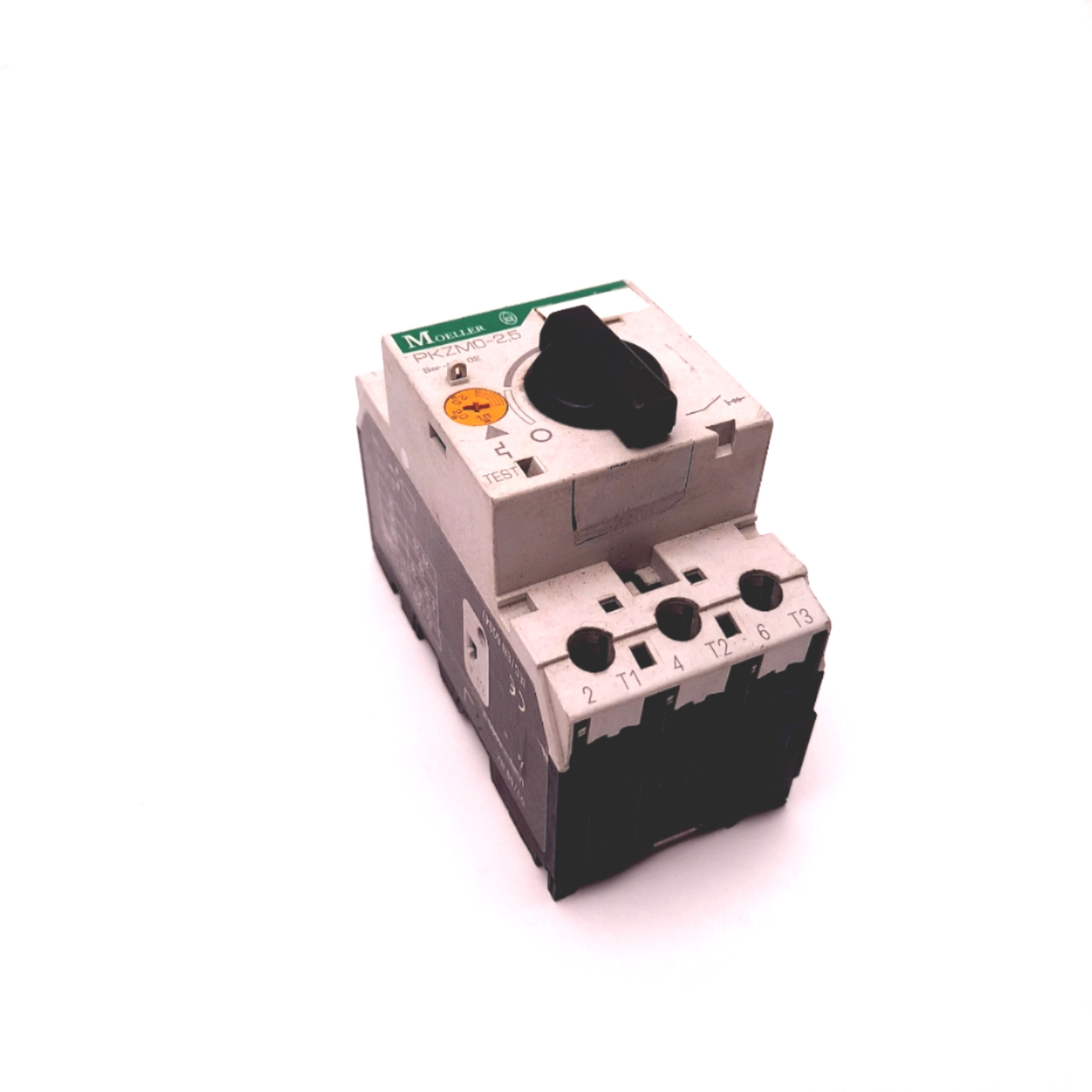 Moeller PKZM0-2,5 Thermal Magnetic Motor Circuit Breaker 3-Pole, 2.5A
