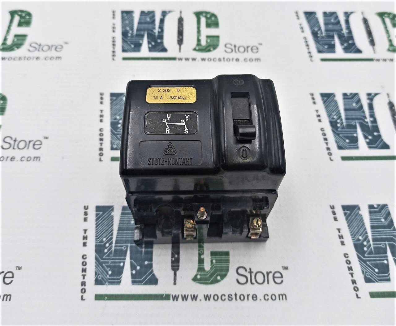 STOTZ-KONTAKT S202-G BREAKER 16A, 380V SL NO 582597