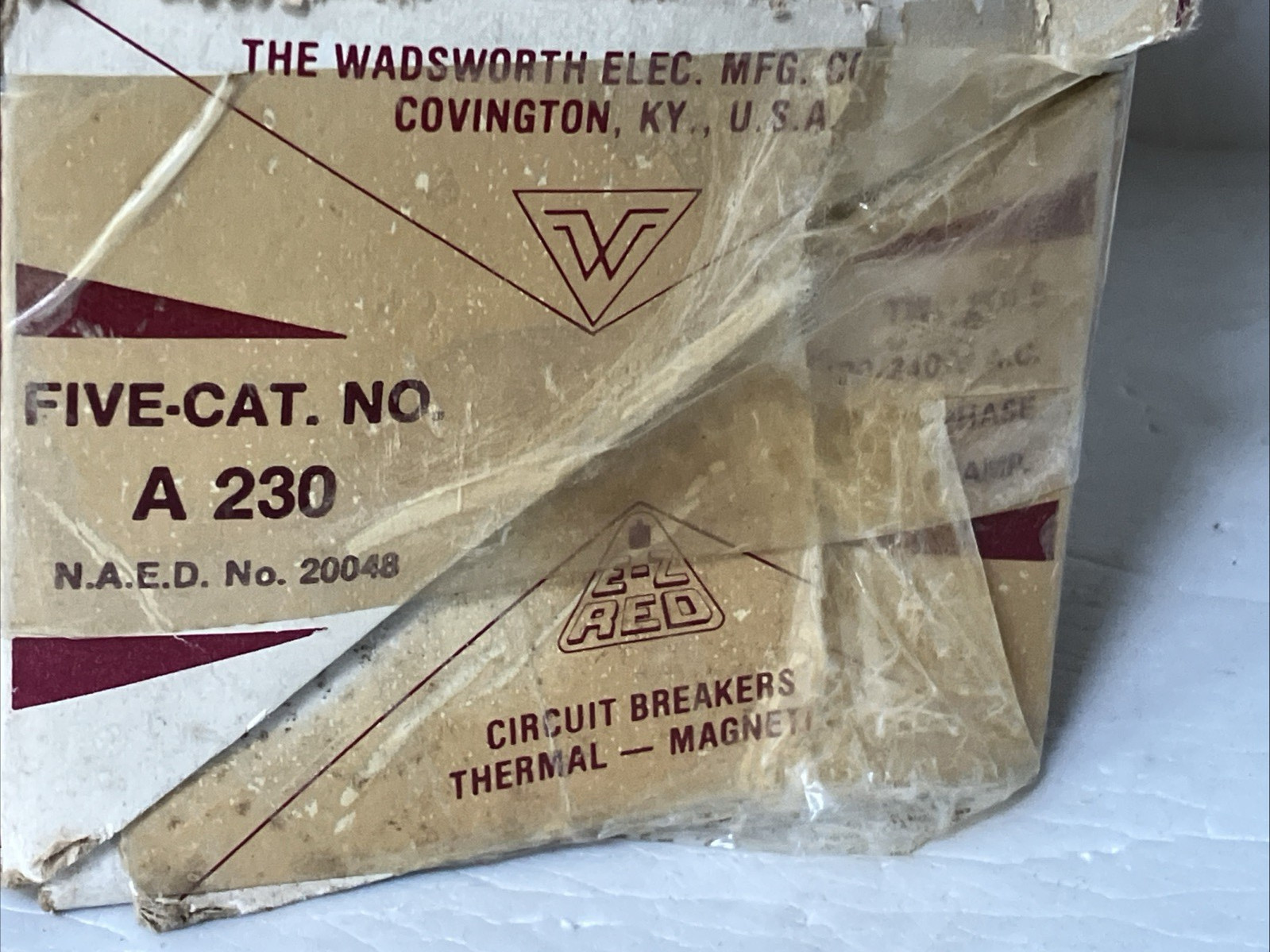 Wadsworth A230NI 30 Amp 2 Pole 2P A230 Plastic Foot Breaker A230B BIG BODY New!