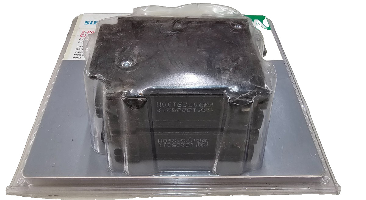 Siemens Q2100 100A 2 Pole 240V Circuit Breaker – Black
