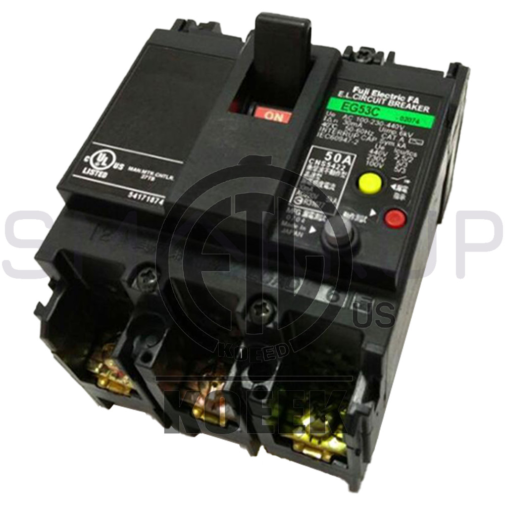 New In Box FUJI EG53C Circuit Breaker 50A