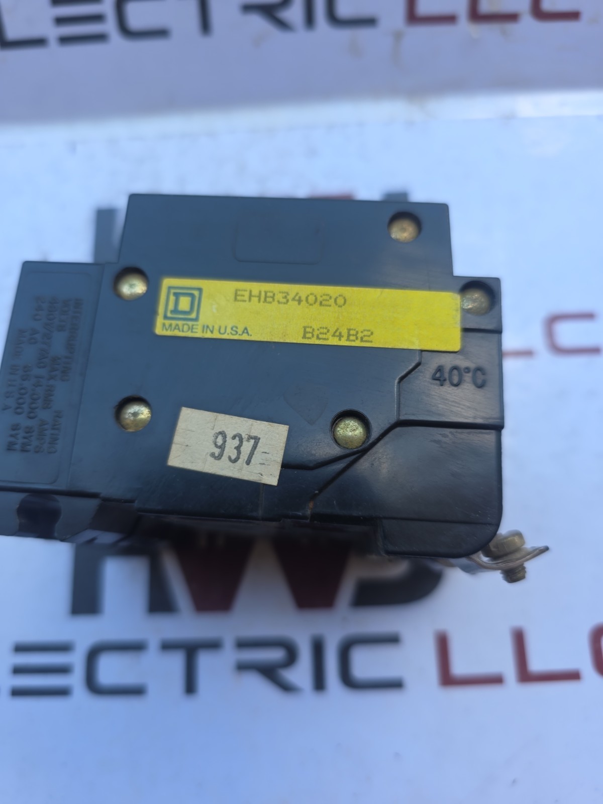 SQUARE D CAT: EHB34020 20 A 3 P Circuit Breaker Bolt on New