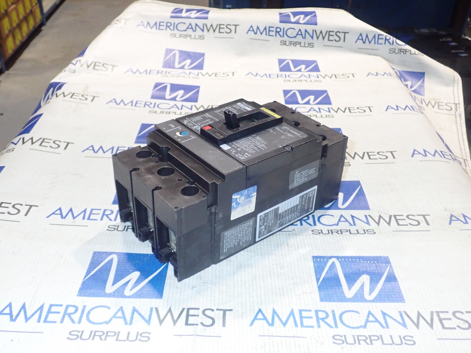 Square D JDL36175C 175 Amp 3 Pole 600V JDL36175 PowerPact Circuit Breaker Tested