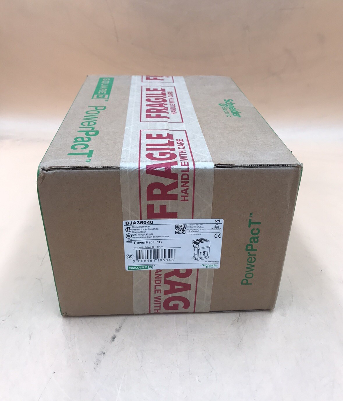 HOUSTON STOCK NEW SQUARE D BJA36040 POWERPACT 40 AMP 347V FREE 2 DAY AIR BUY NOW