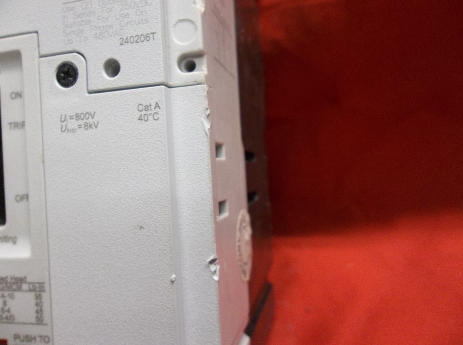 EATON PDG23M0060TFFL circuit breaker 335A1