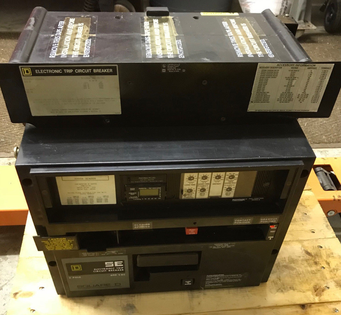 SED363000LSG Square D 3000 Amp 600V Drawout Micrologic Series B LSIG Trip Unit