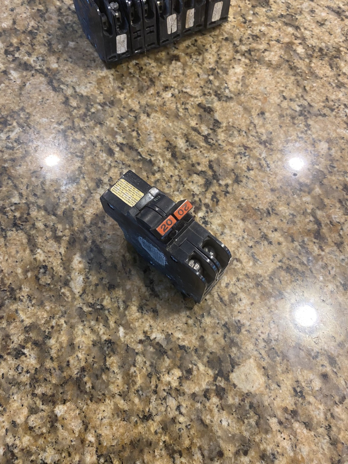 FPE Federal Pacific 20 Amp 2 Pole NC220 Stab-Lok Breaker THIN (1 Item)