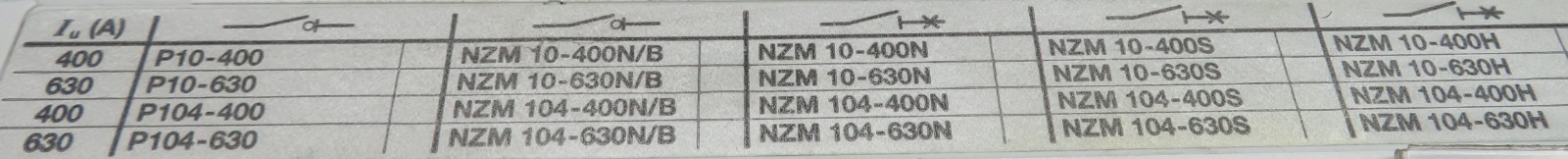 Klöckner Moeller NZM10-630N Circuit Breaker 630A Remote Drive R-NZM10 + A-NZM10