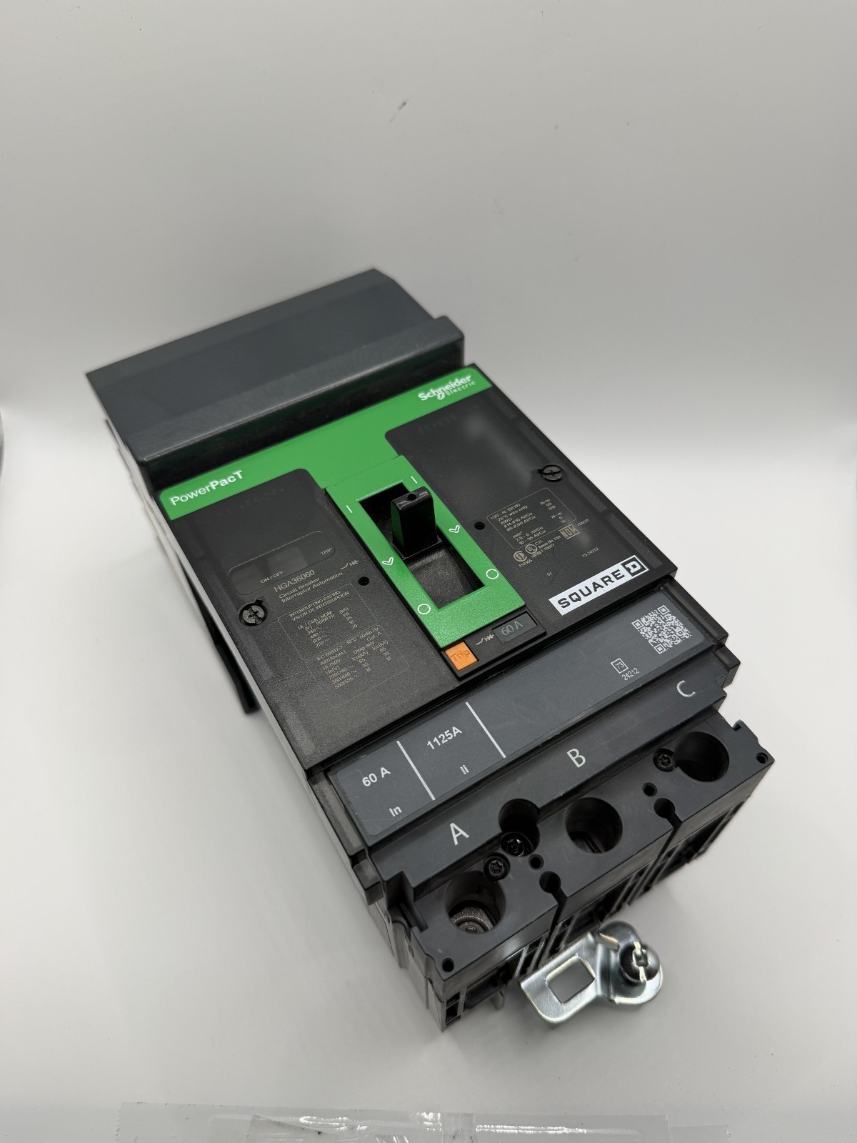 Square D HGA36060 60A 600V 35kA 3P PowerPact I-line Circuit Breaker – tested