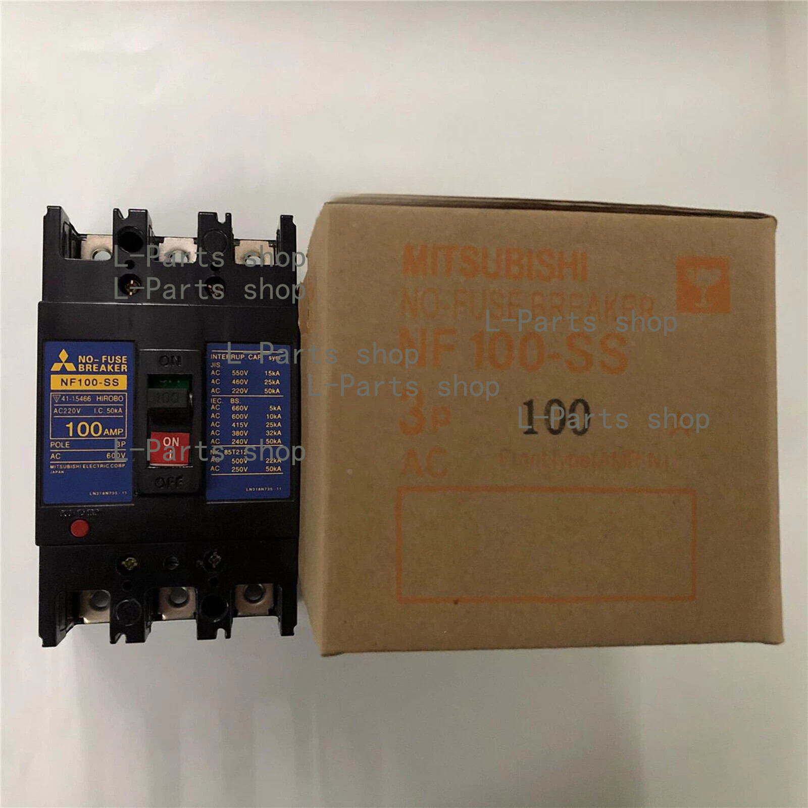 New Mitsubishi NF100-SS 3P 100A Circuit Breaker 1PCS #DC