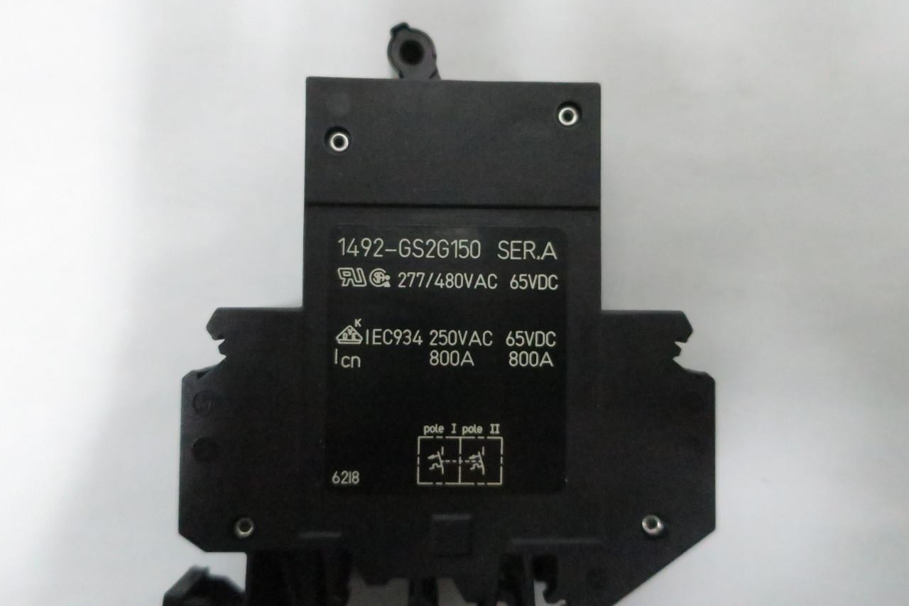 Allen Bradley 1492-GS2G150 Circuit Breaker 1p 15a Amp 480v-ac 65v-dc