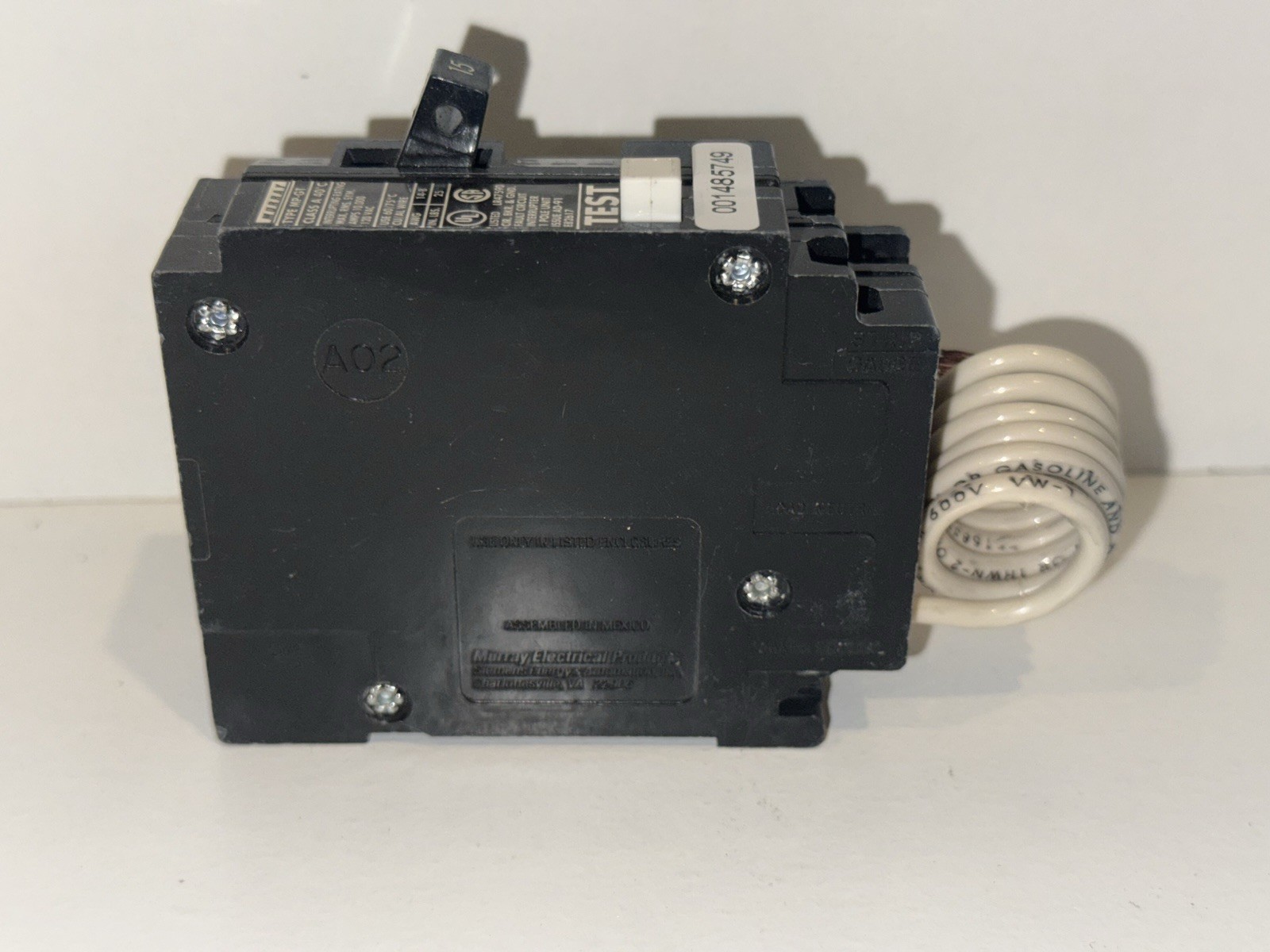 Murray MP115GF 1 Pole Ground Fault Circuit Breaker *NIB*