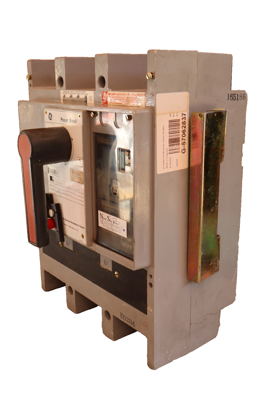 GE Power Break Disconnect 1600 Amp 1600A TP1616TTR Plug TR16B1600 C216LSI