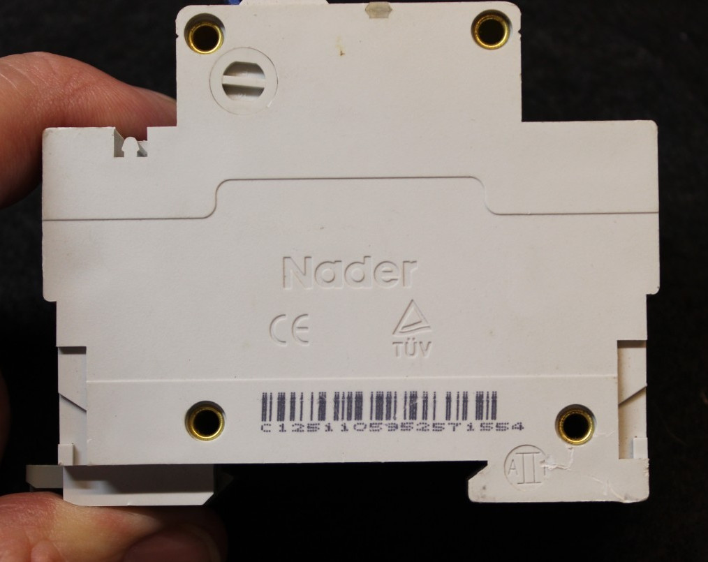 Nader 1 Pole 125 Amp circuit breaker NDM1-125 In: 125A
