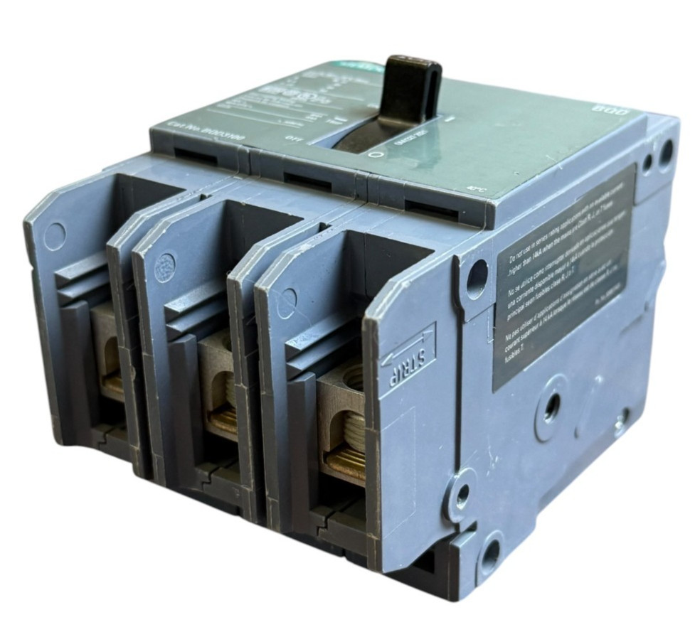 Siemens BQD3100 100A 3 Pole Circuit Breaker HACR 480Y/277V Type BQD (NO TESTED)