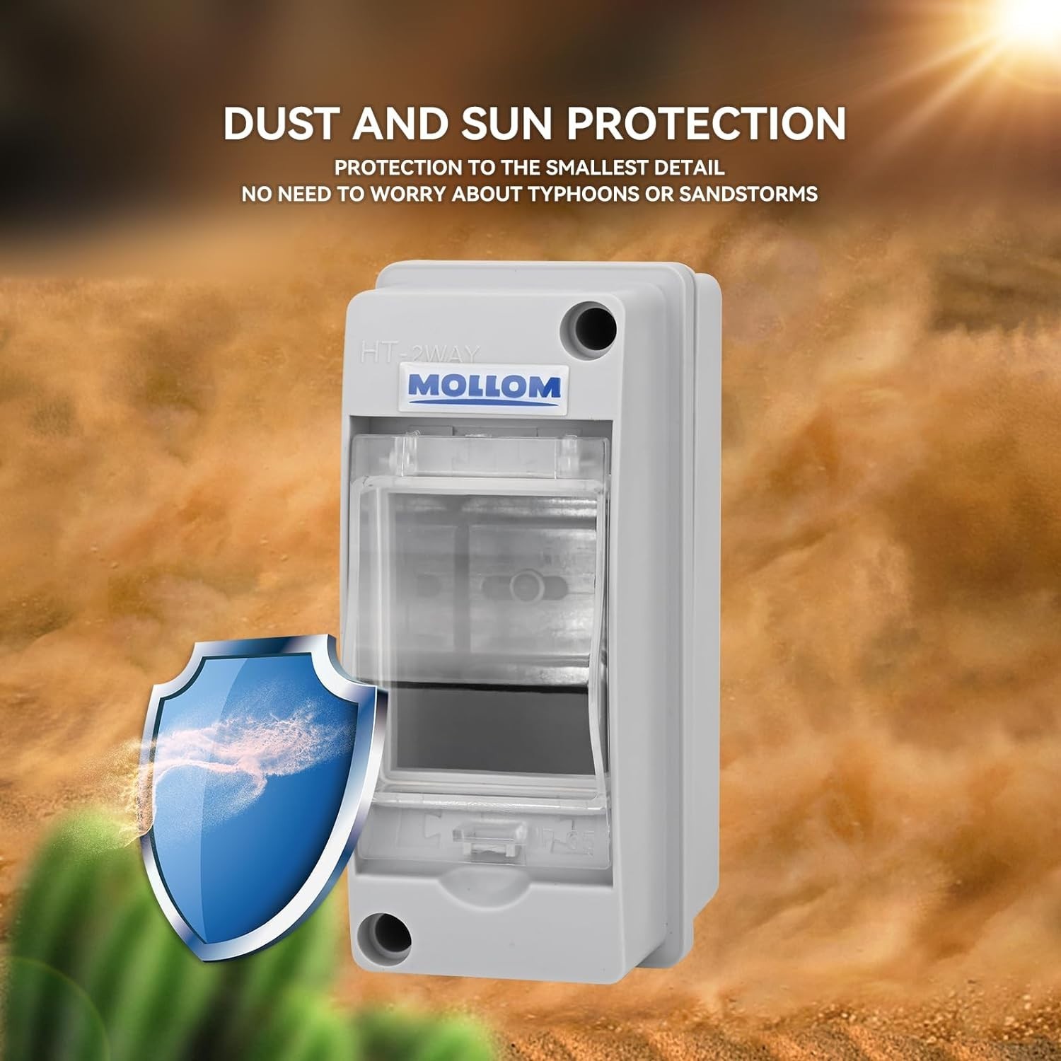 2-Way Waterproof Circuit Breaker Box | Protection for Indoor & Outdoor