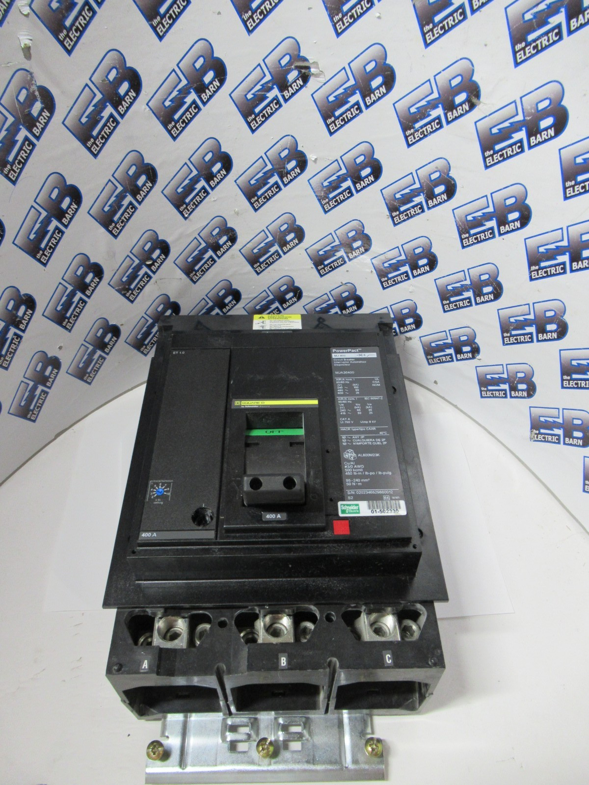 Square D MJA36400 Circuit Breaker 400 Amp 600 Volt 3 Pole 65K -WARRANTY
