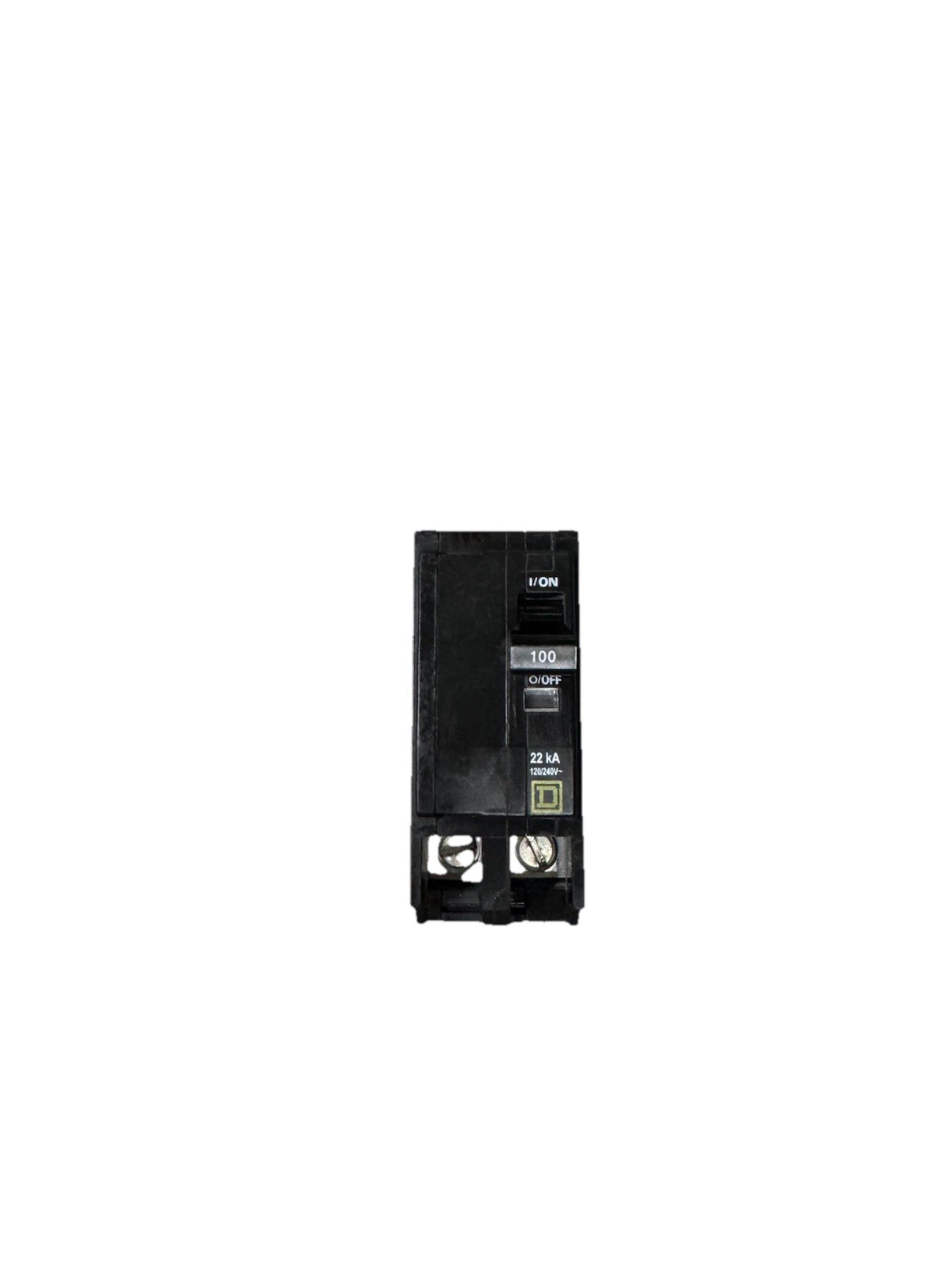Square D QO2100VH Circuit Breaker 100Amp 2-Pole 240VAC 22kA Plug-In