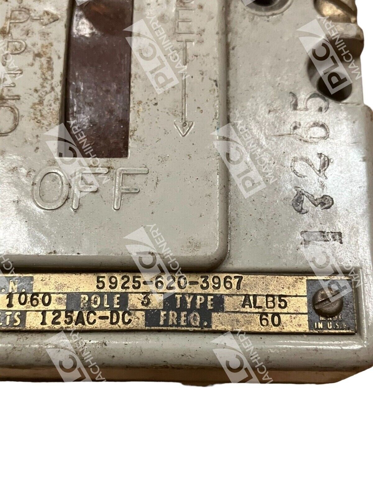 I-T-E ETN1060 Air Circuit Breaker 10A ALB5 5925-620-3967