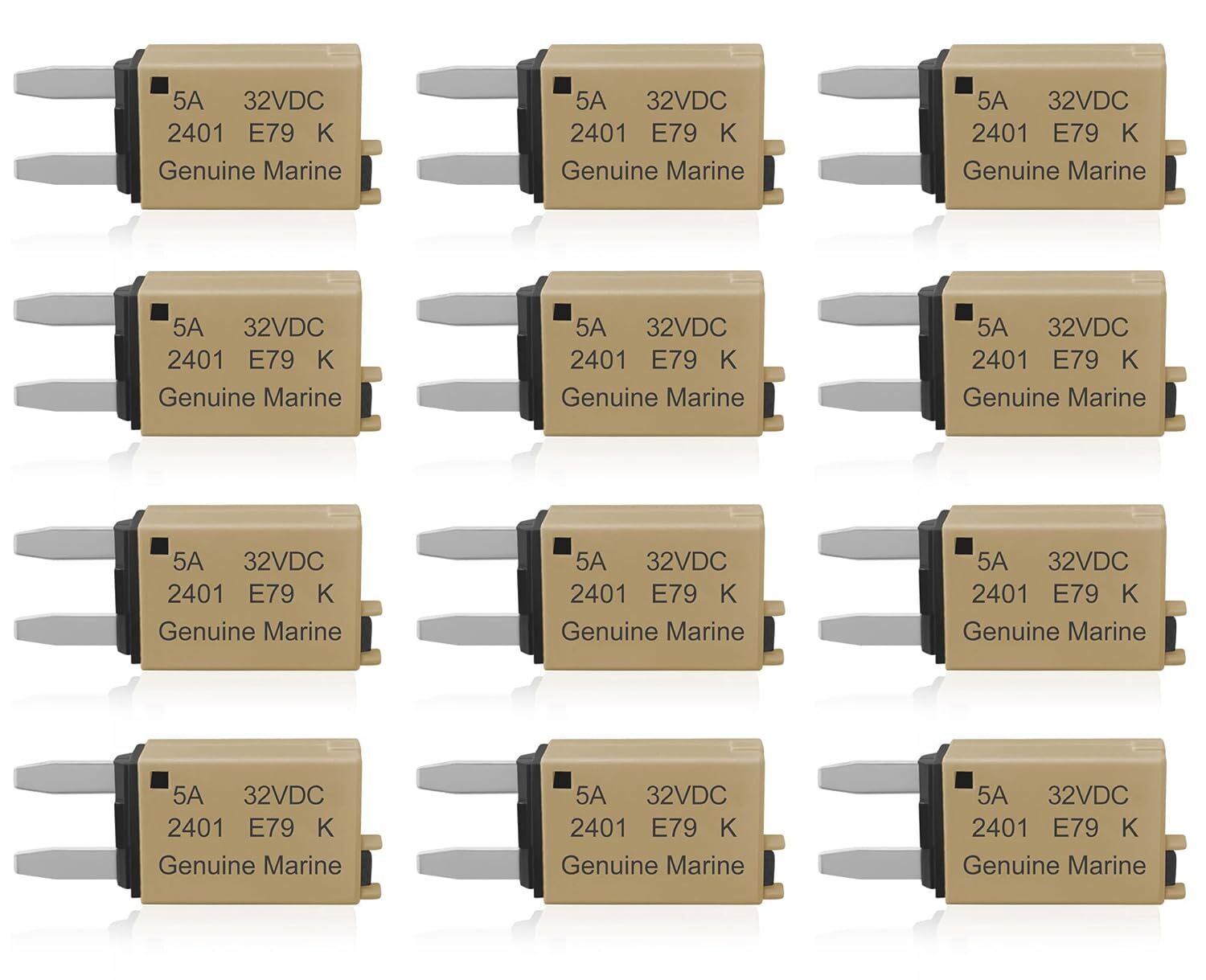 ATM Manual Reset Circuit Breaker Blade Fuse 5A-30A for Car Boat Truck Marine RV