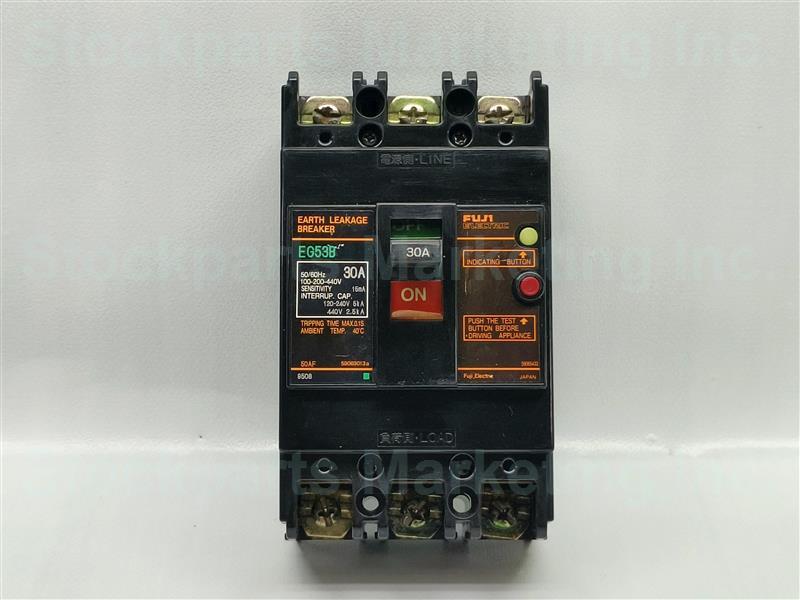Fuji Electric EG53B Circuit Breaker 30A 3 Pole 100-200-440V 30 Days Warranty