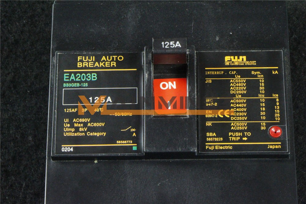 1PC Fuji New Electric 3P 125A EA203B Industrial Automation Auto Circuit Breaker