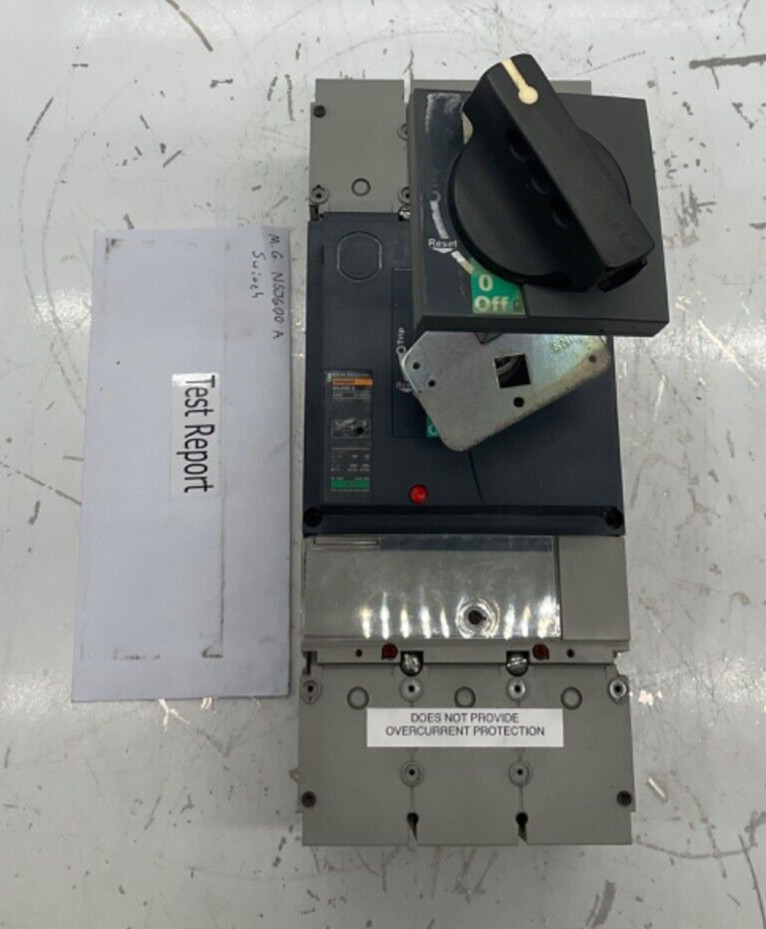 MERLIN GERIN NSJ600A COMPACT MOLDED CASE SWITCH 600V 50/60Hz 3P RECON