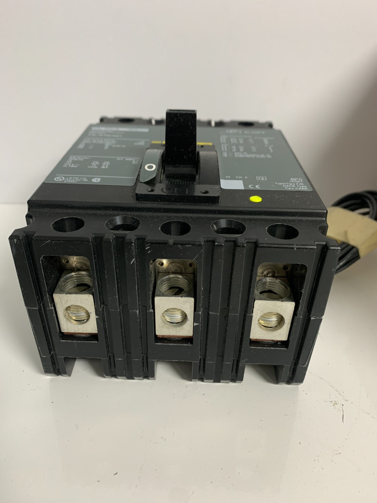 FUJI BW125JAGU-3P125 125 AMP 600 VOLT 3 POLE BREAKER..43