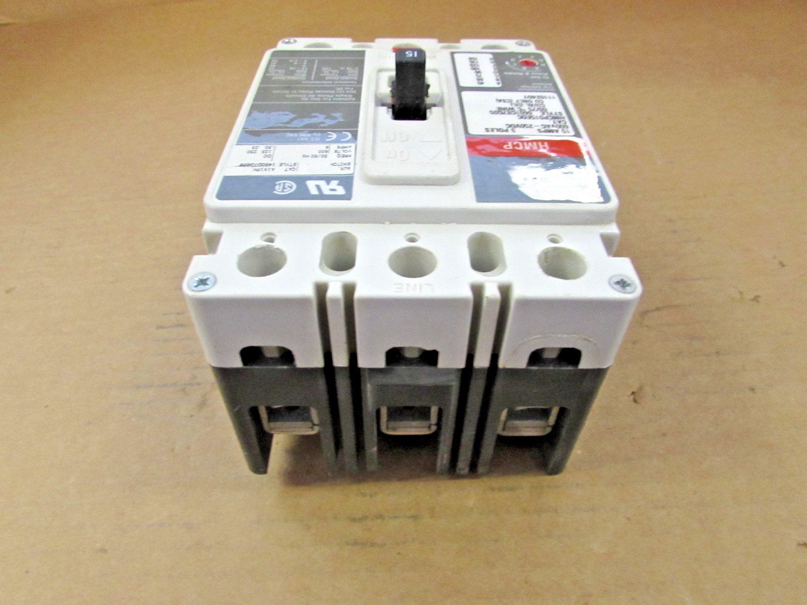 Eaton Series C Motor Circuit Protector HMCP015EOC 15A 600VAC (USED Good Takeout)