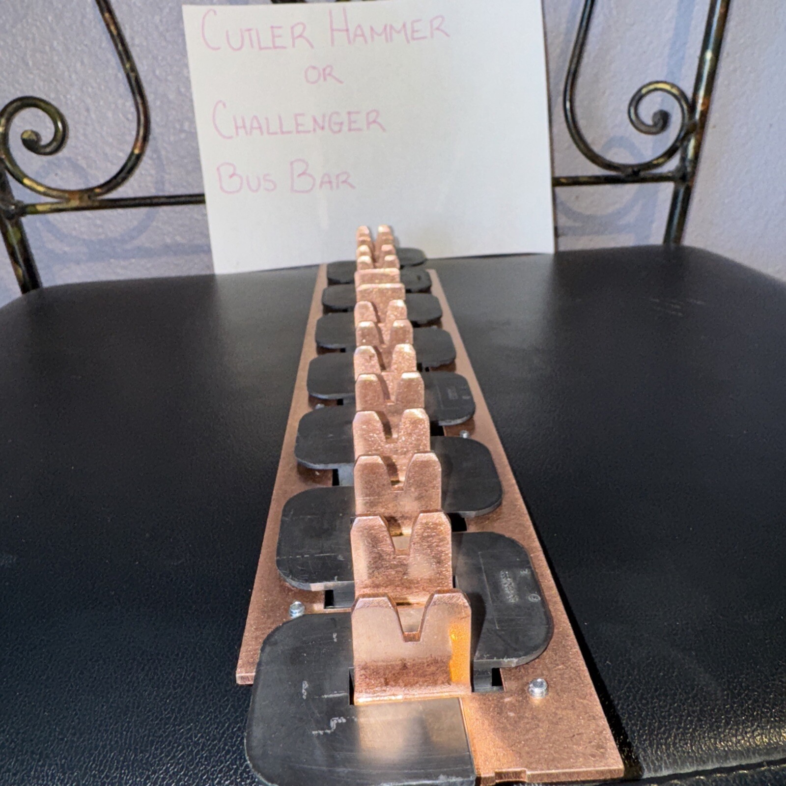CUTLER H OR CHALLENGER BUS BAR 125A 120/240V 1 PH 14 SPC COPPER BRASS