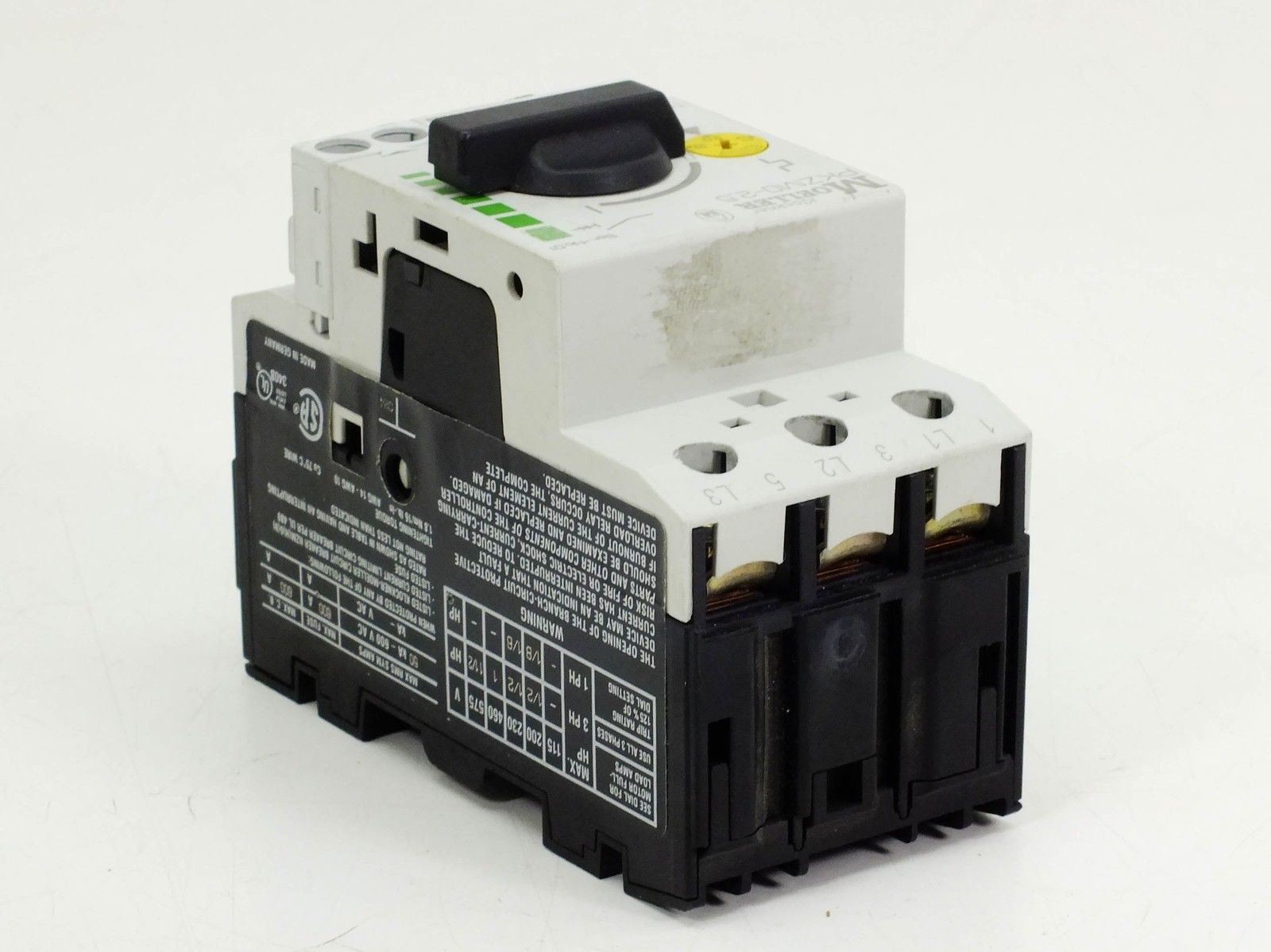 Eaton Moeller Manual Motor Protector Circuit Breaker PKZM0-2.5
