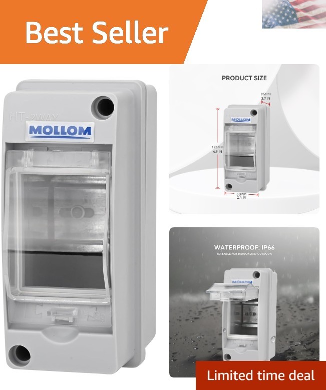 High-Quality 2 Way Circuit Protection Box – Indoor & Outdoor Use, Rated