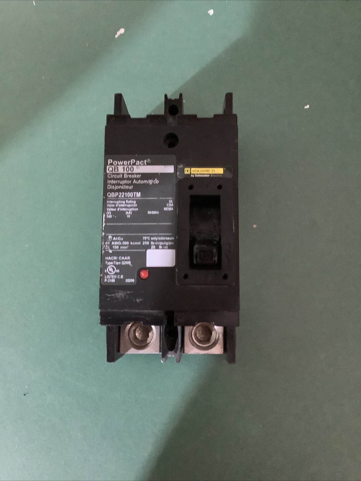 Square D Circuit Breaker (100Amp) (QBP22100TM)