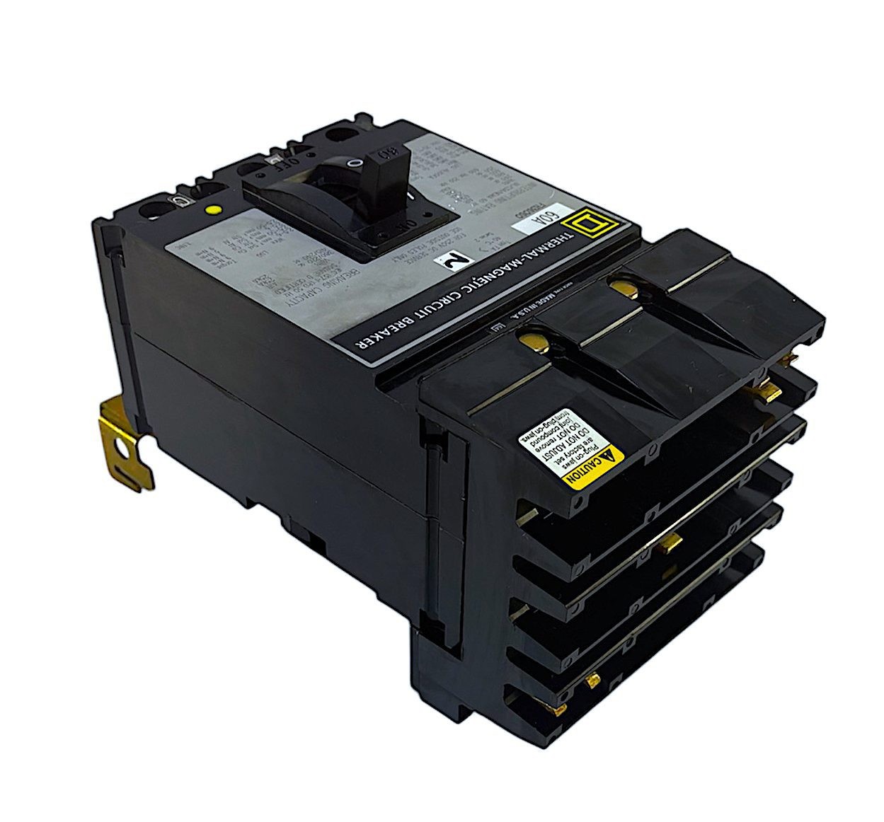 Square D FH36060 3 Pole 60 Amp 600 Vac I-Line Circuit Breaker