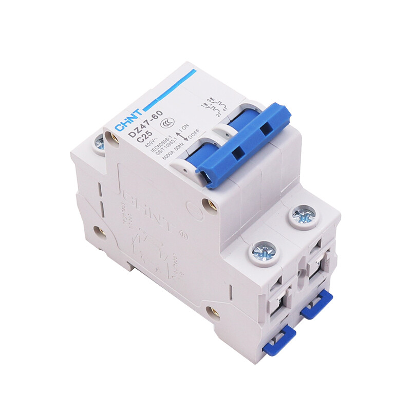 1/2/5pcs DZ47 automatic circuit breaker MCB type C 1/2/3/4-pole 6KA 1A 2A 3A~60A