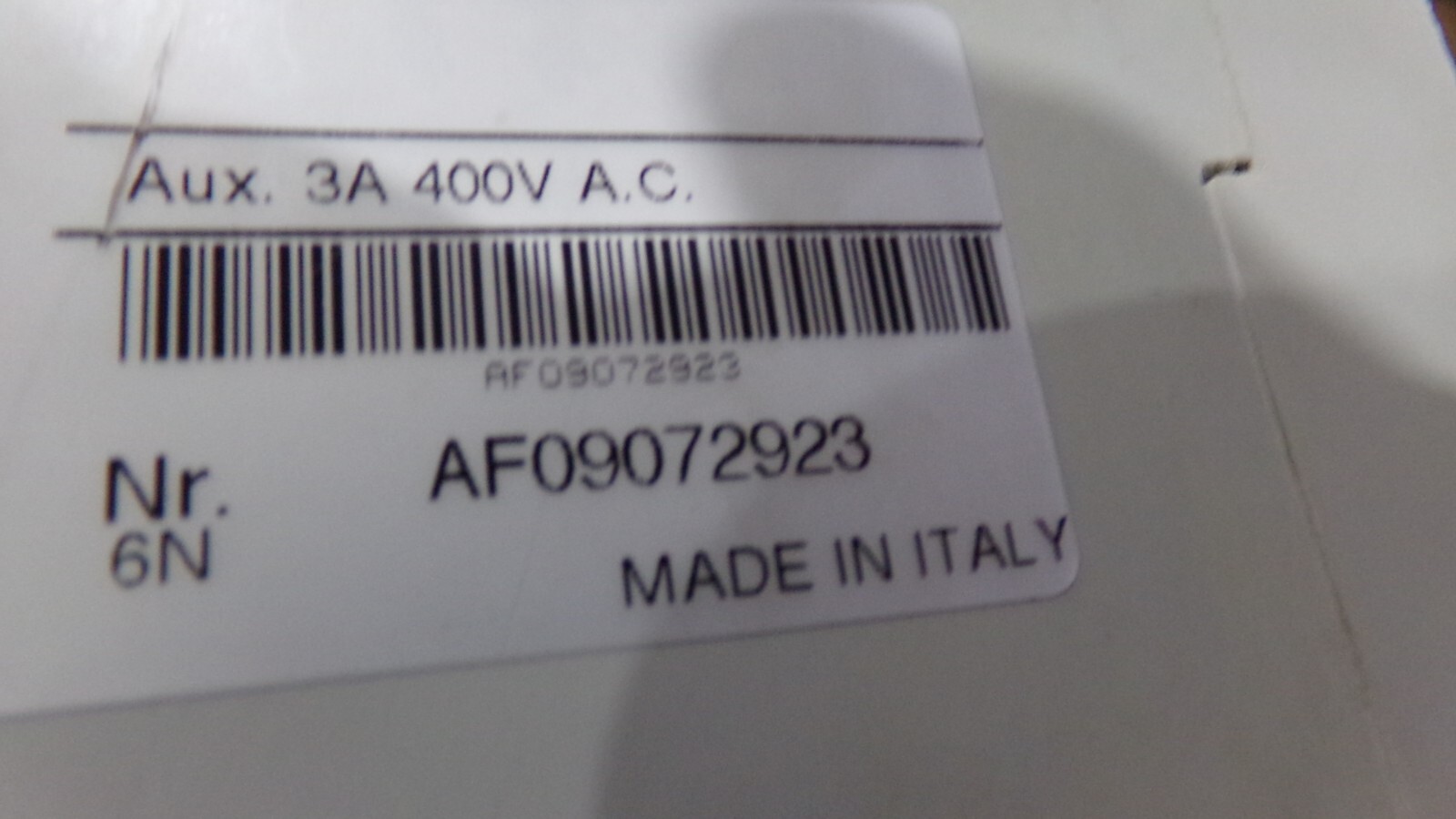 ABB Model: S6N Circuit Breaker with SACE 6S and Handle. 3 Pole, 600V.