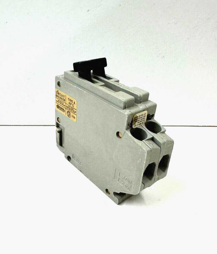 30A Double Single Pole 1″ Type A Circuit Breaker 120/240 NEW GTE Sylvania A2-130