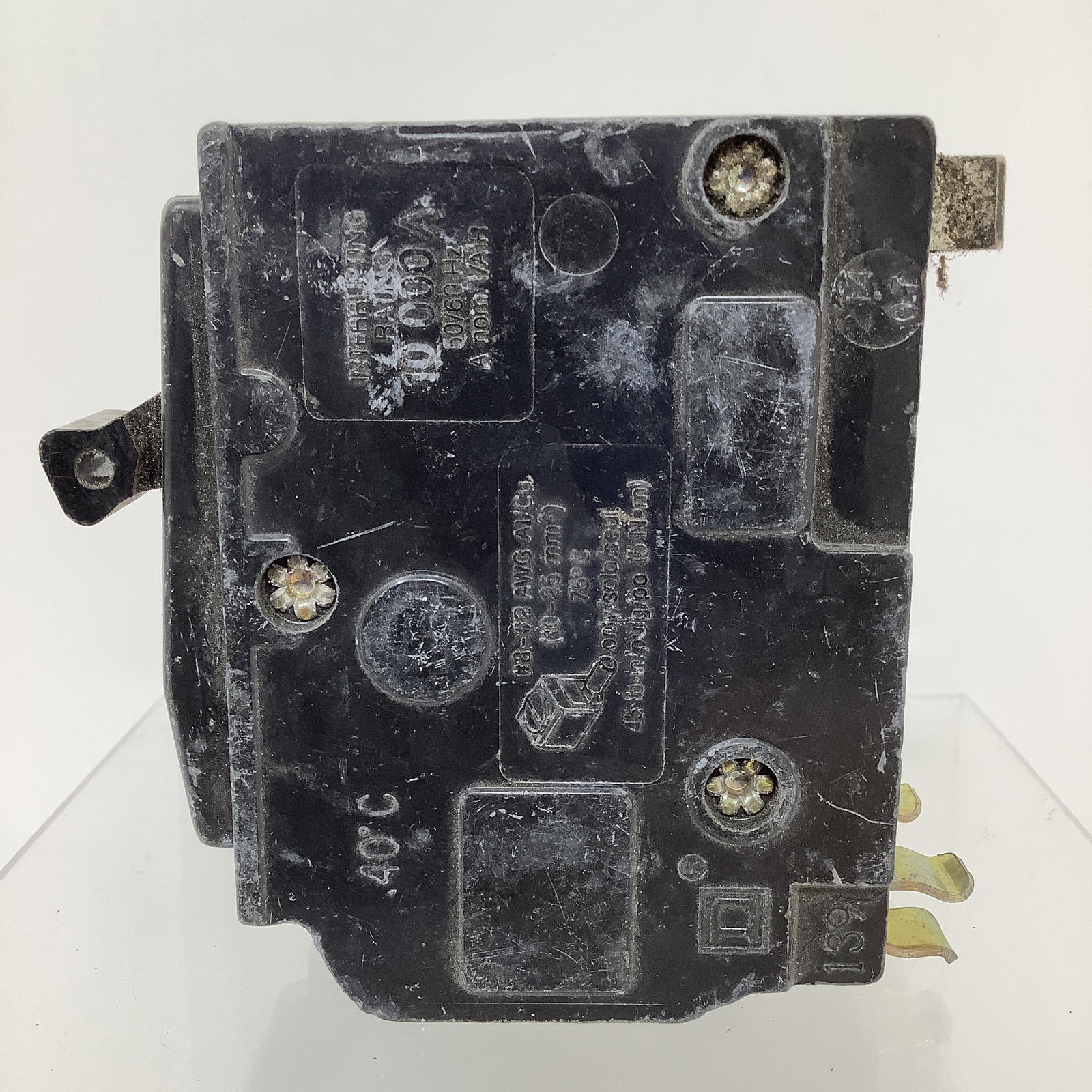 Square D Q0260 Black Removable Electric Double Pole Hydraulic Circuit Breaker