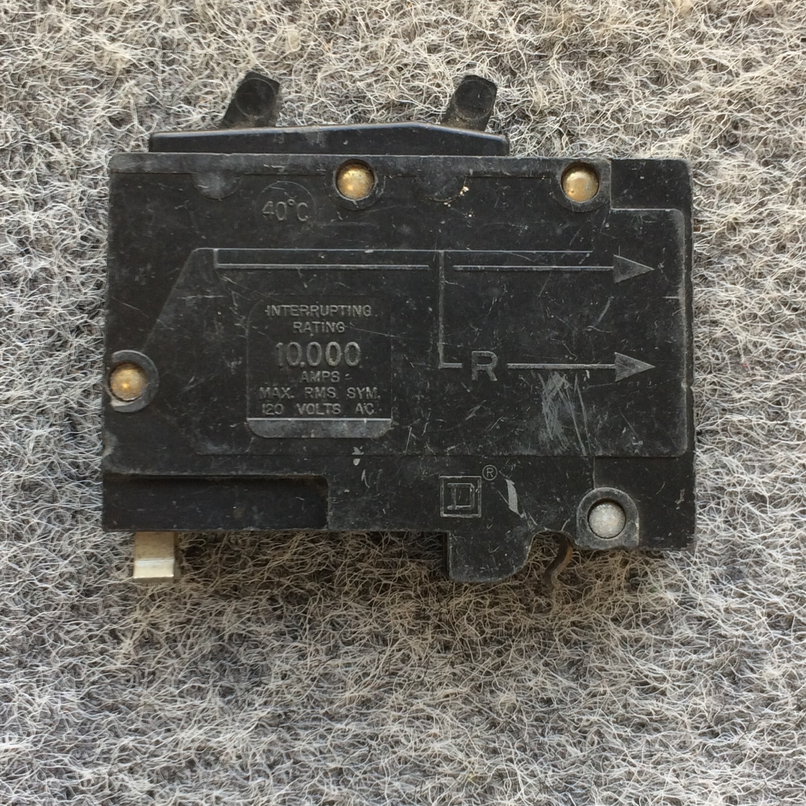 Square D QOT2020 20 Amp 1 Pole Piggyback CLIP QO2020 Stab-In Connect