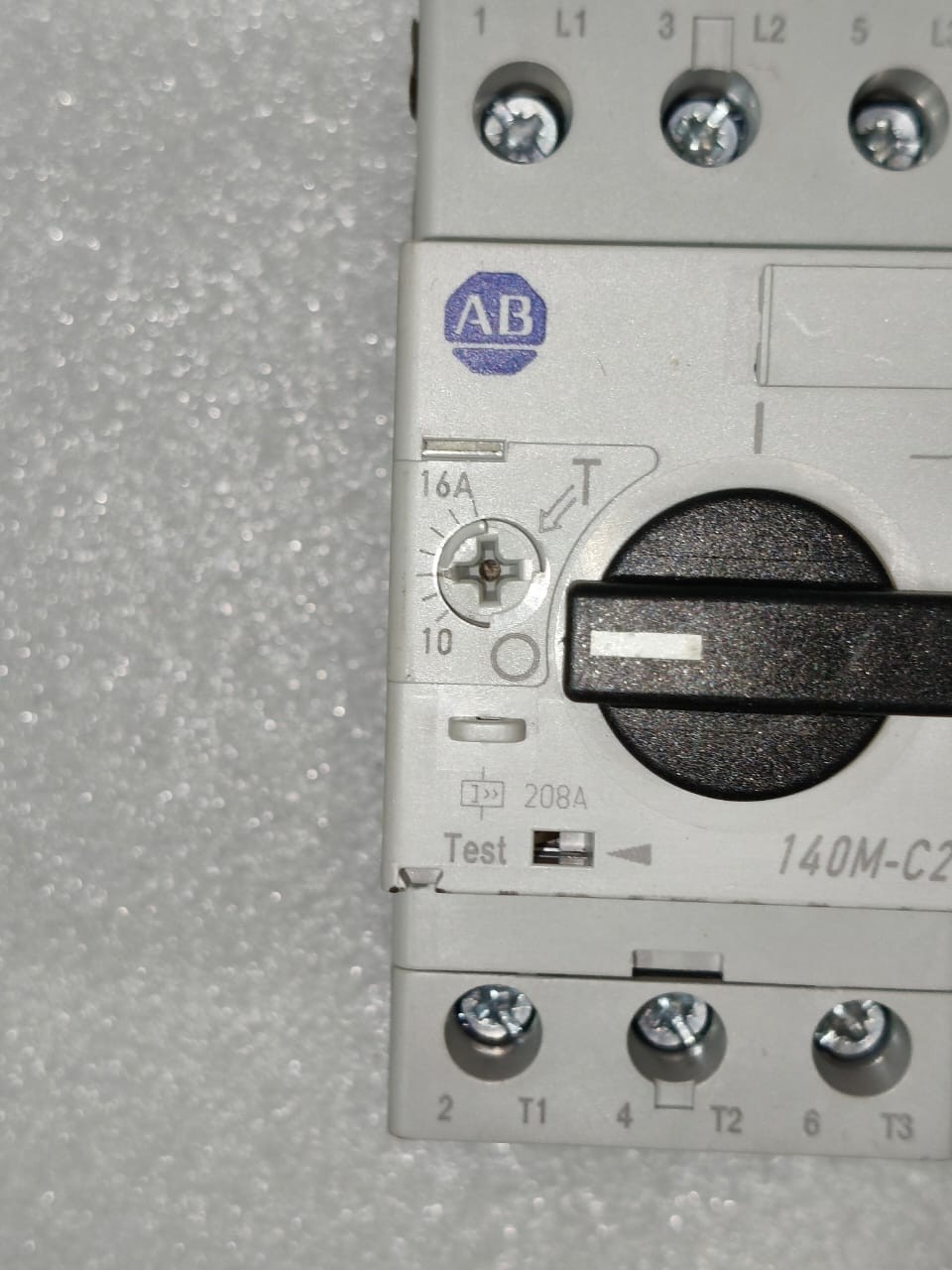 ALLEN-BRADLY 140M C2E-C16 SER B MOTOR PROTECTION CIRCUIT BREAKER RANGE (10-16)