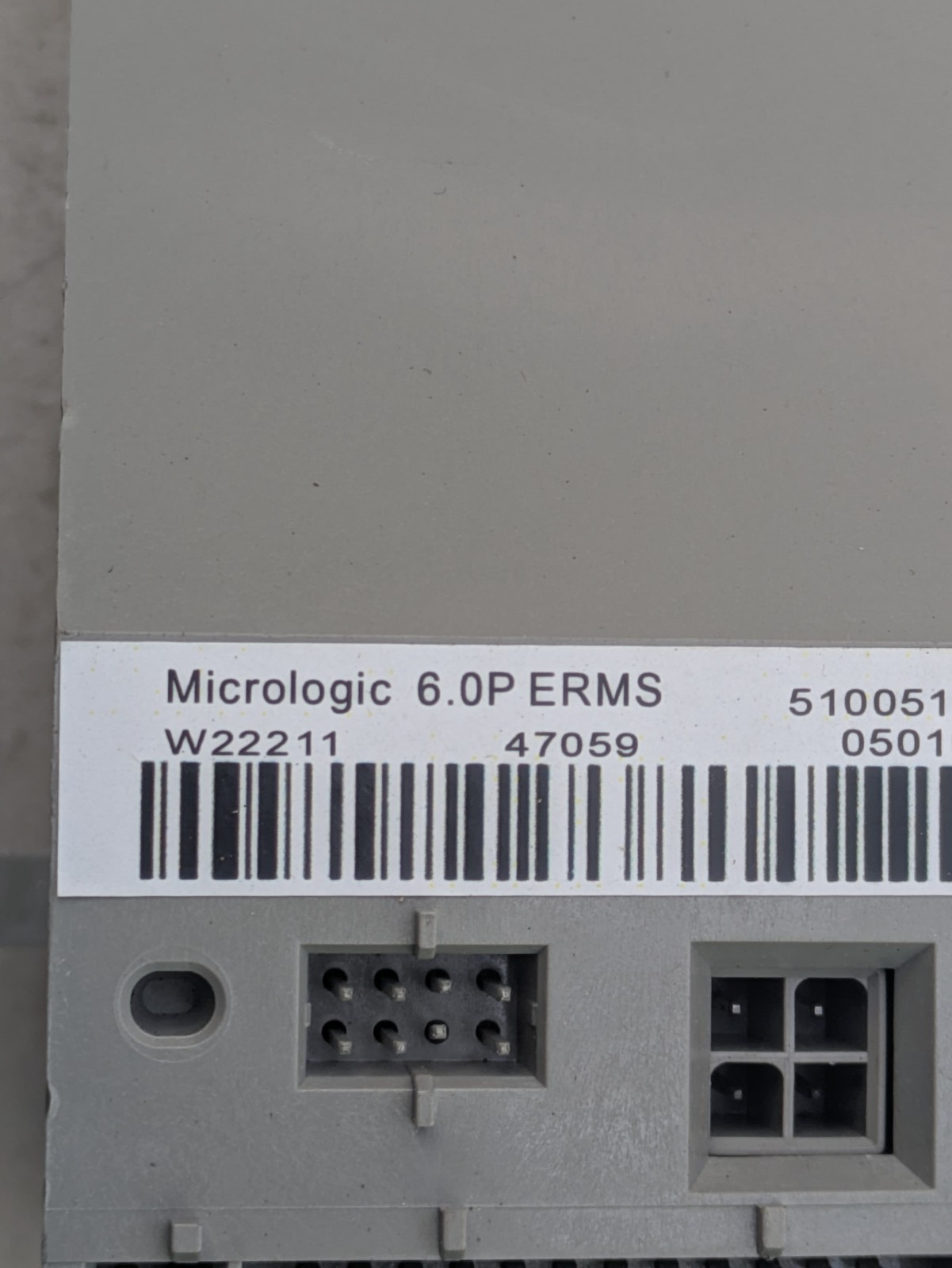 SCHNEIDER ELECTRIC MICROLOGIC Control Unit 6.0P ERMS SCHNEIDER 47059 NIB