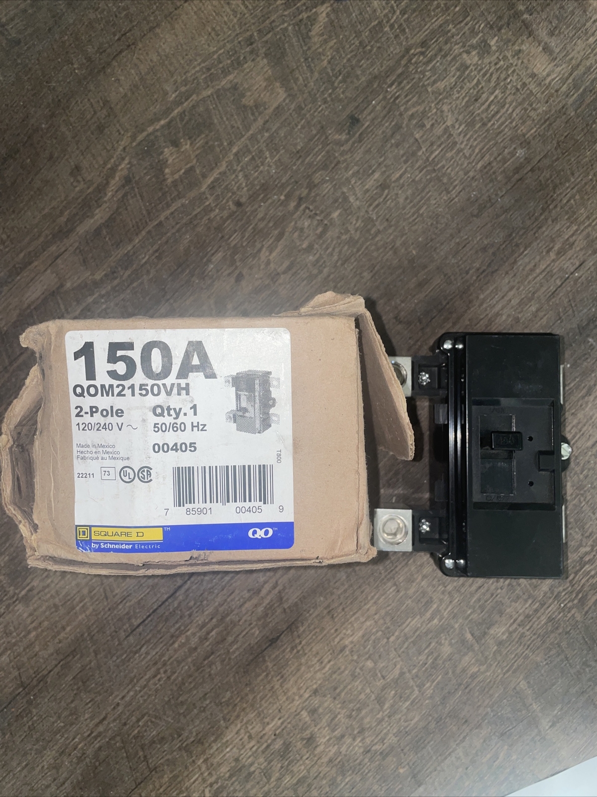 Square D QOM2150VH 150 Amp Main Circuit Breaker for QO and Homeline Load Centers