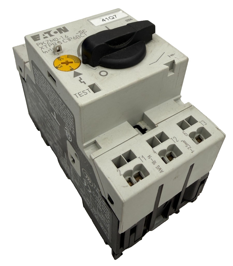 Lot of 7x EATON PKZM0-1,6-SC 1.6A Motor Protector Breaker 265350