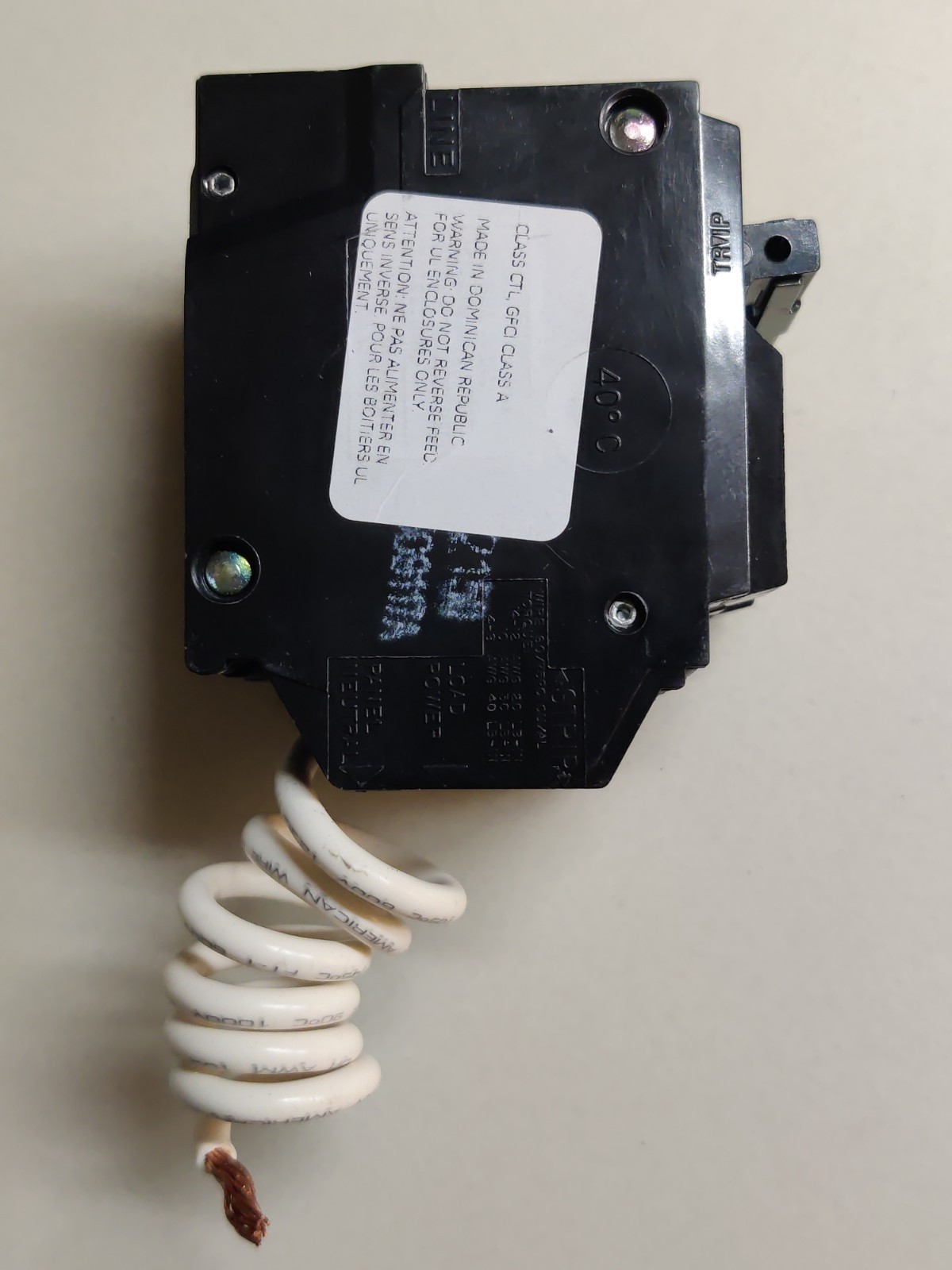 GE 50 Amp 240-Volts Double Pole Ground Fault Breaker with Self-Test
